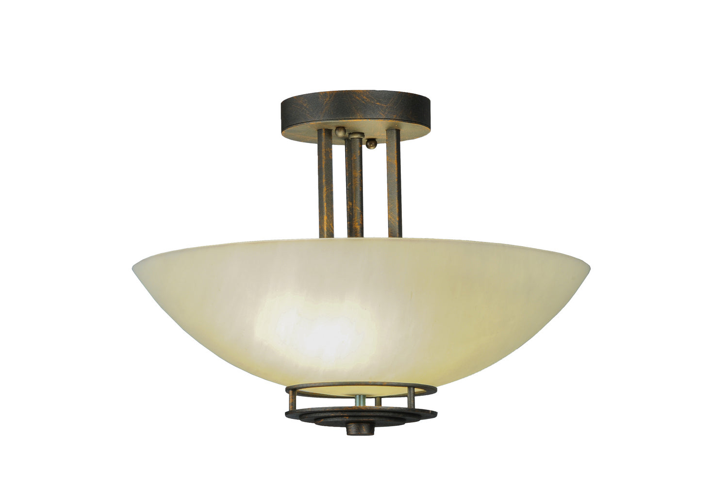 Meyda Tiffany - 245593 - Two Light Pendant - Thurston - French Bronze