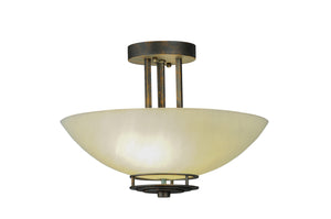 Meyda Tiffany - 245593 - Two Light Pendant - Thurston - French Bronze