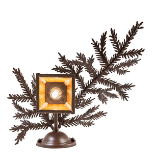 Meyda Tiffany - 245635 - One Light Wall Sconce - Pine Branch - Cafe Noir