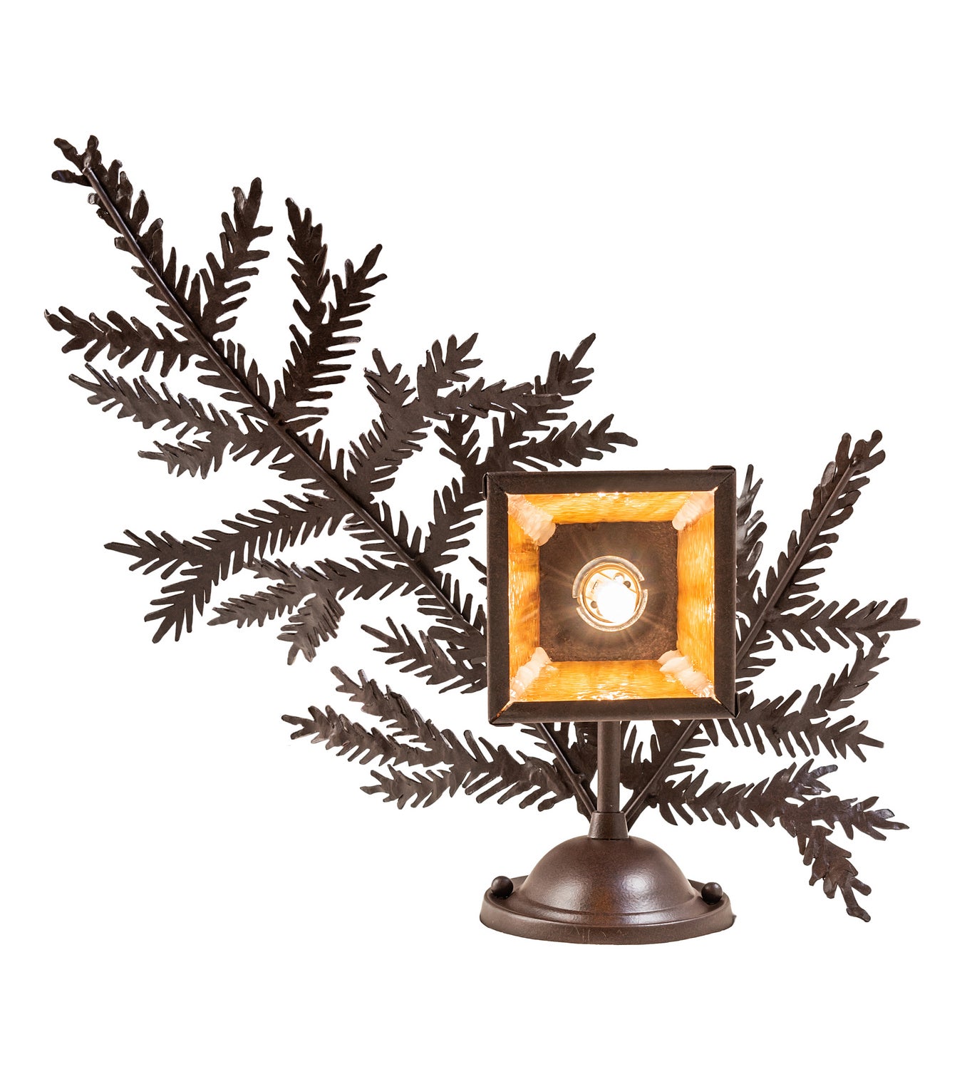 Meyda Tiffany - 245636 - One Light Wall Sconce - Pine Branch - Cafe Noir