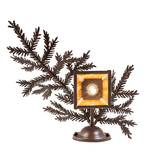 Meyda Tiffany - 245636 - One Light Wall Sconce - Pine Branch - Cafe Noir