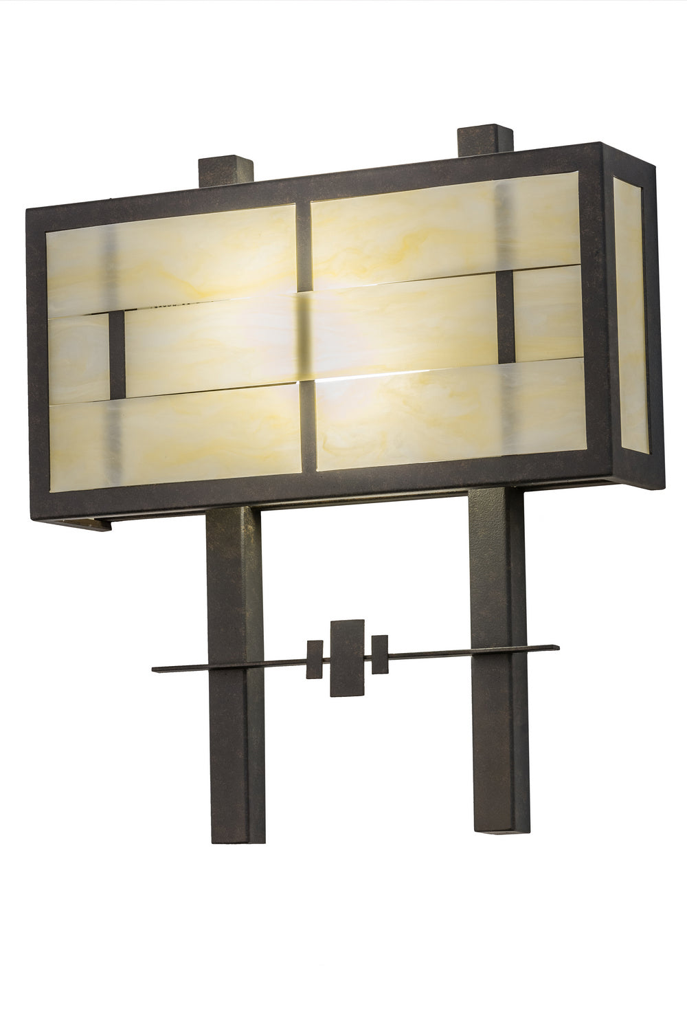 Meyda Tiffany - 246221 - Two Light Wall Sconce - Weaved Idalight - Chestnut