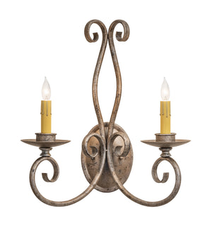 Meyda Tiffany - 247587 - Two Light Wall Sconce - Phillipe - Cornith