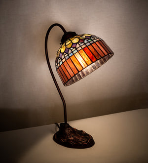 Meyda Tiffany - 247797 - One Light Desk Lamp - Tiffany Candice - Mahogany Bronze