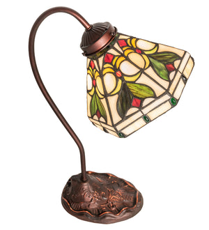 Meyda Tiffany - 247822 - One Light Desk Lamp - Middleton - Mahogany Bronze