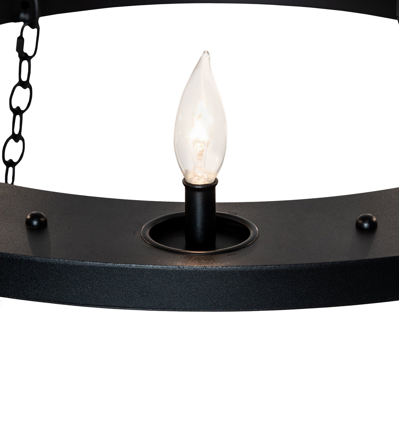 Meyda Tiffany - 247852 - LED Chandelier - Loxley - Textured Black