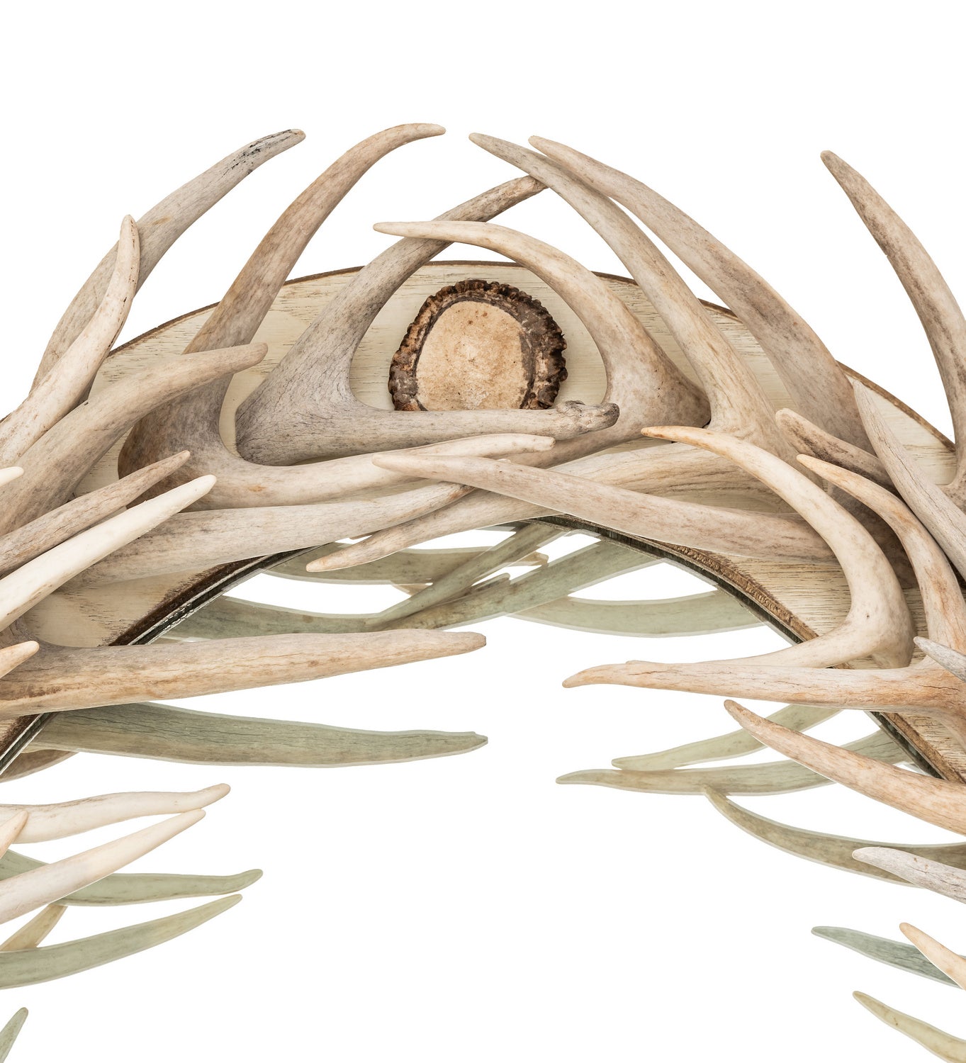 Meyda Tiffany - 247866 - Mirror - Antlers - Naturally Shed/Sun Bleached