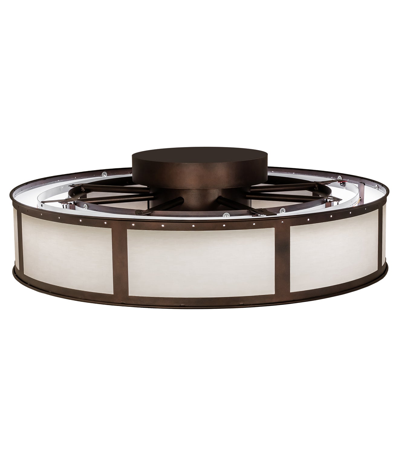 Meyda Tiffany - 248290 - LED Chandel-Air - Smythe Craftsman - Mahogany Bronze