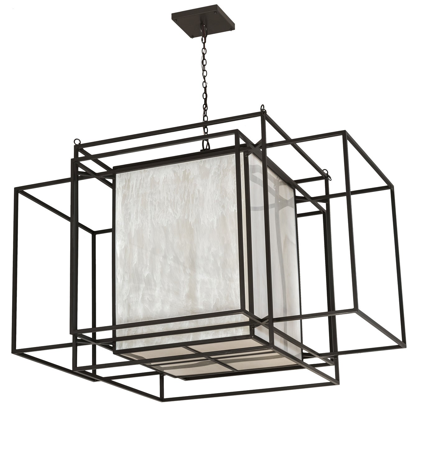 Meyda Tiffany - 248590 - 32 Light Pendant - Kitzi Box - Timeless Bronze