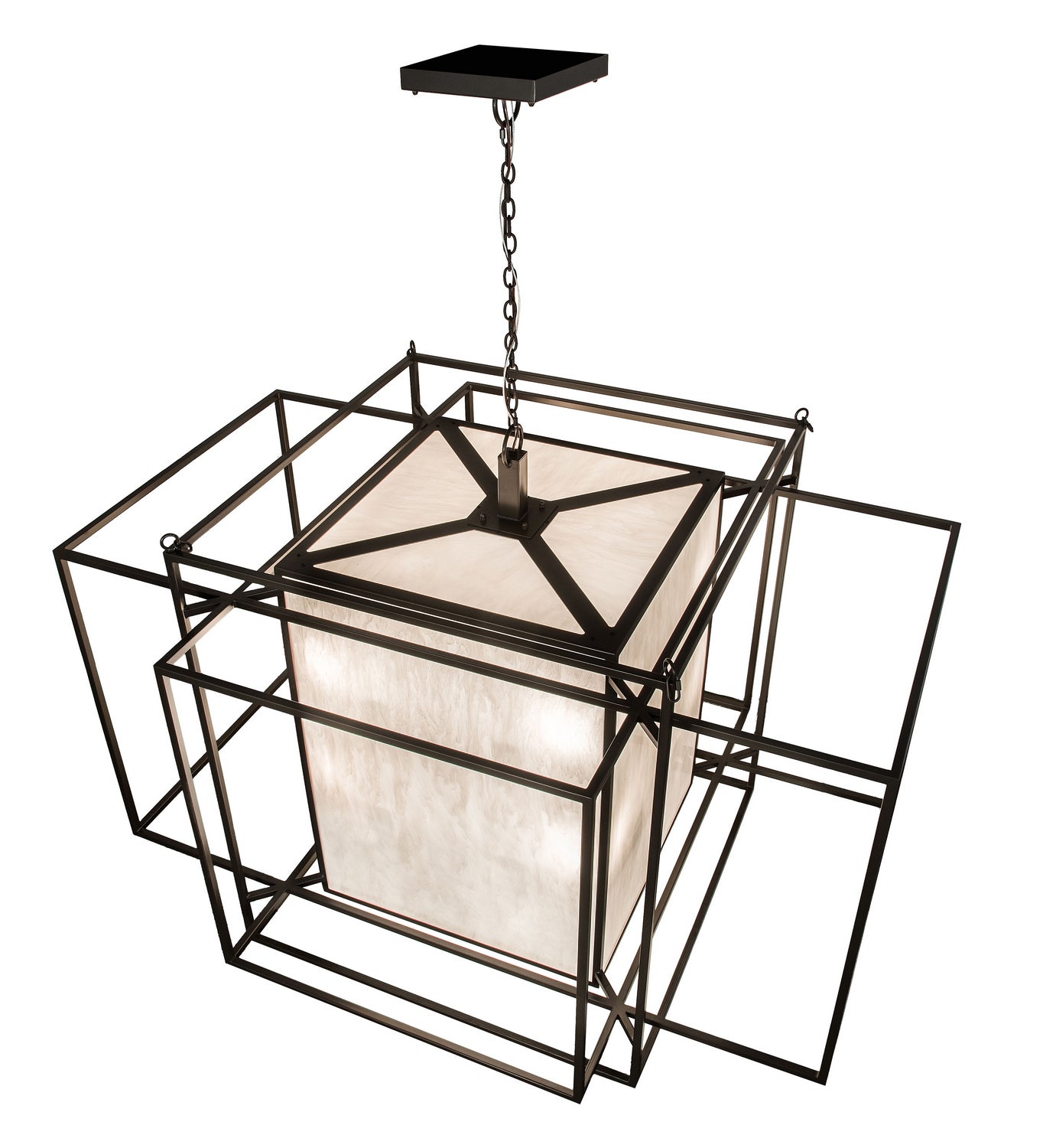 Meyda Tiffany - 248590 - 32 Light Pendant - Kitzi Box - Timeless Bronze