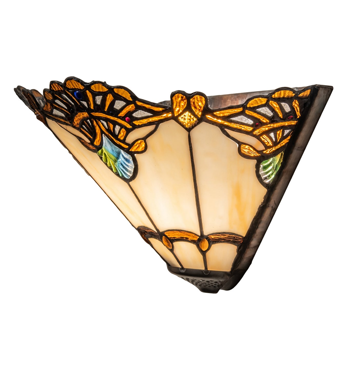 Meyda Tiffany - 248721 - One Light Wall Sconce - Shell With Jewels