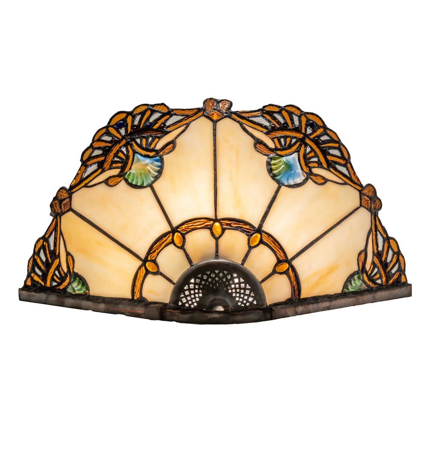 Meyda Tiffany - 248721 - One Light Wall Sconce - Shell With Jewels