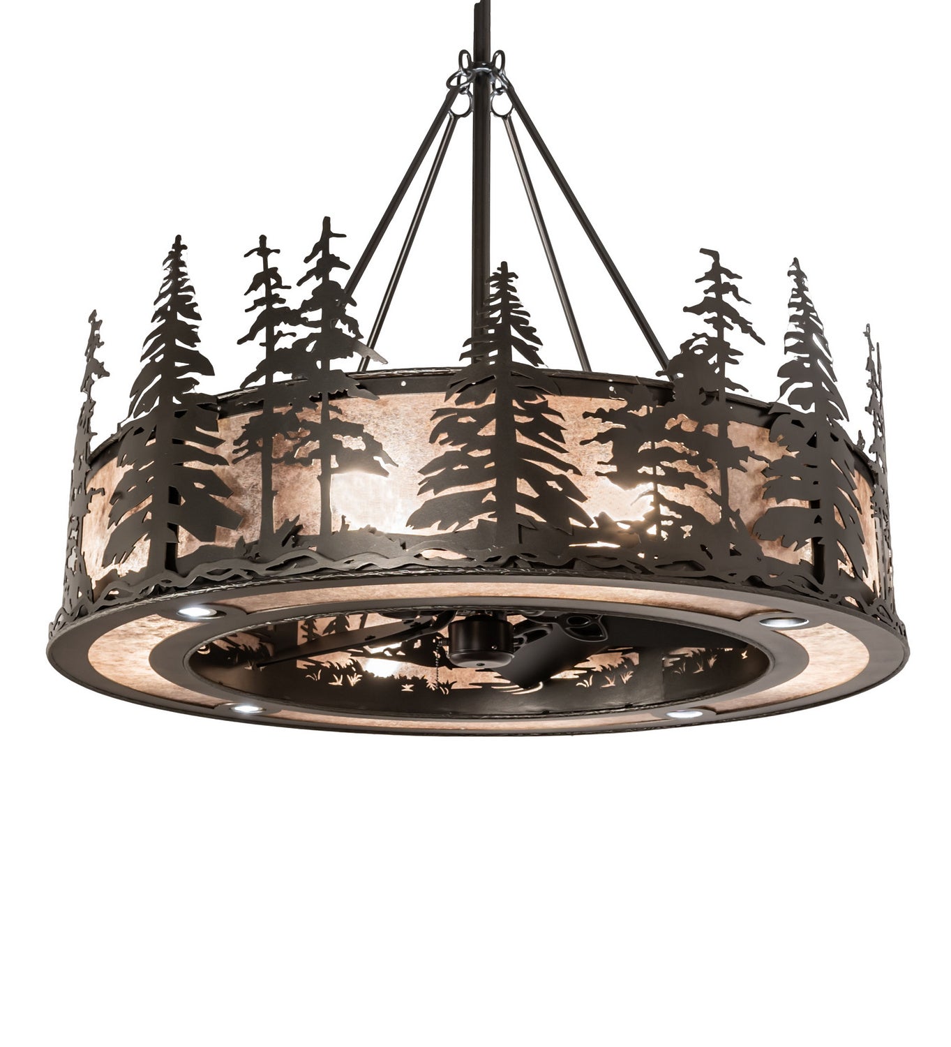 Meyda Tiffany - 248841 - 28 Light Chandel-Air - Tall Pines - Oil Rubbed Bronze