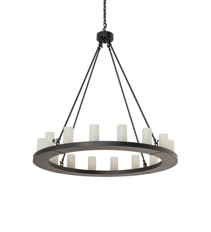 Meyda Tiffany - 248911 - 16 Light Chandelier - Loxley - Blackwash