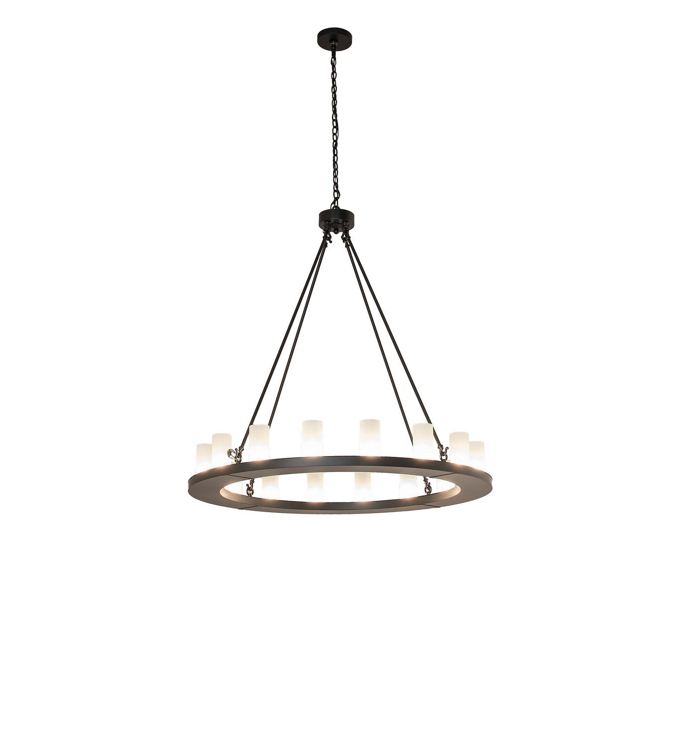 Meyda Tiffany - 248911 - 16 Light Chandelier - Loxley - Blackwash