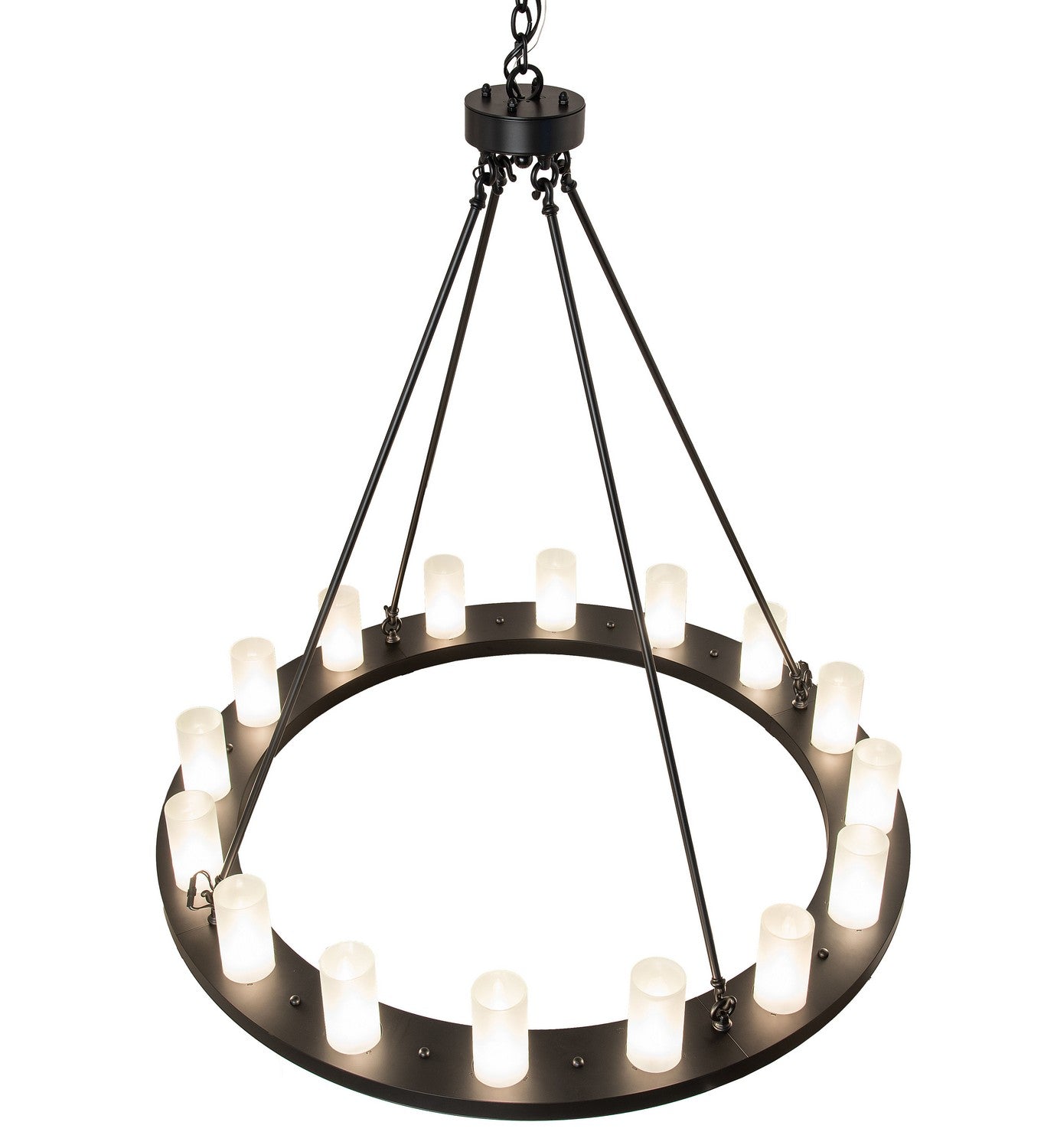 Meyda Tiffany - 248911 - 16 Light Chandelier - Loxley - Blackwash