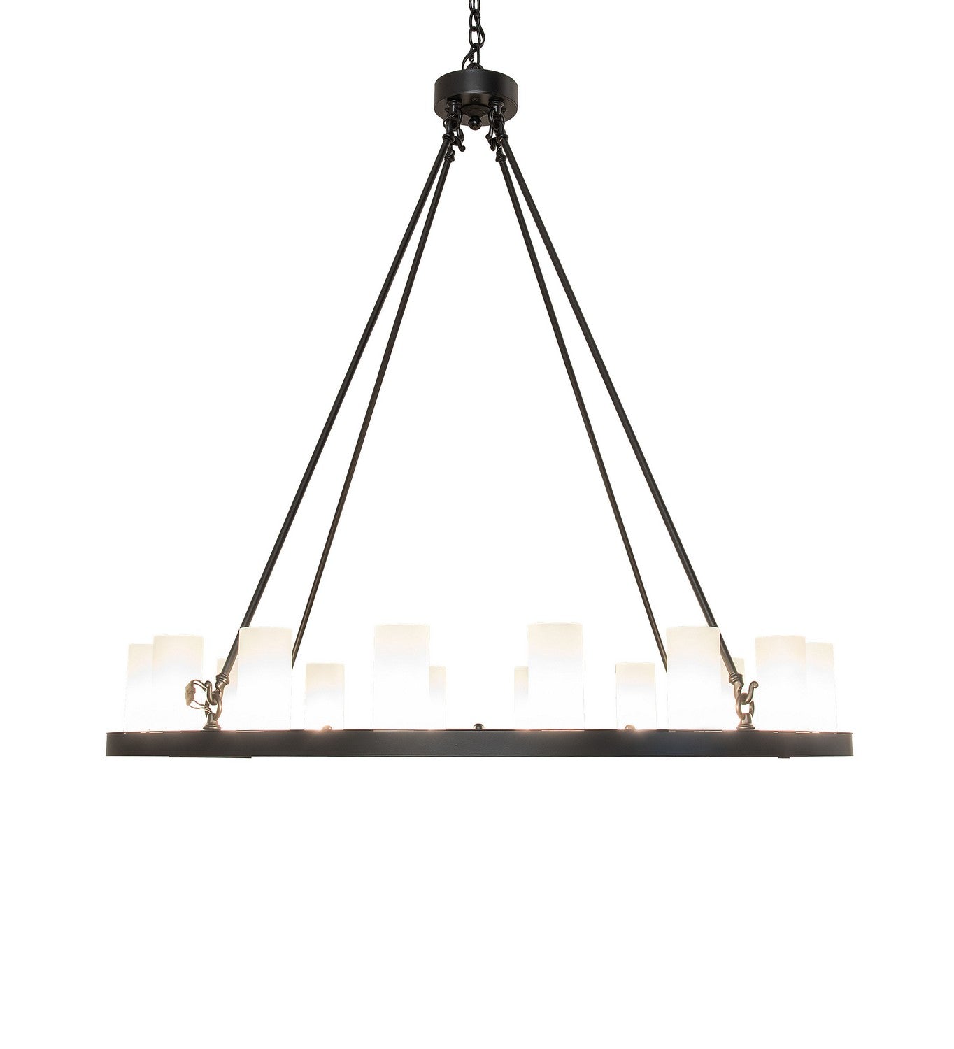 Meyda Tiffany - 248911 - 16 Light Chandelier - Loxley - Blackwash