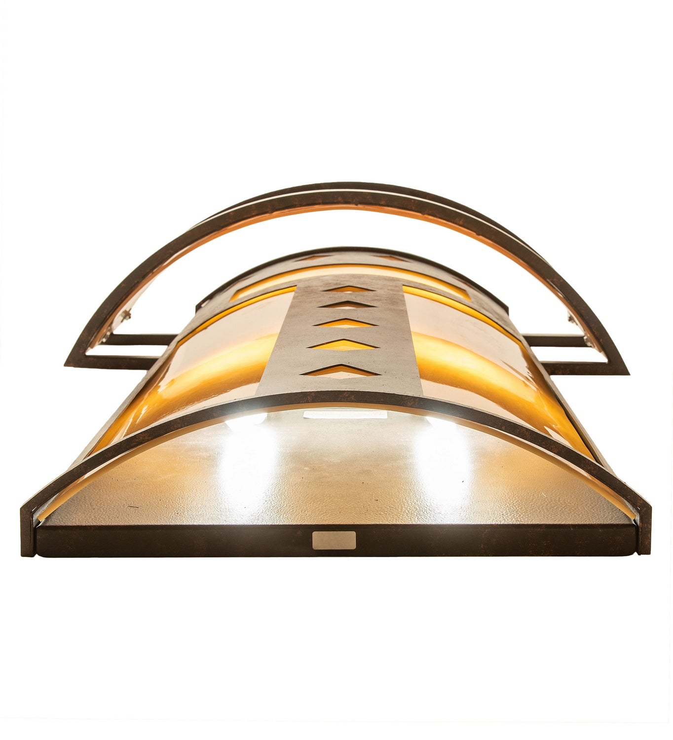 Meyda Tiffany - 248970 - Four Light Wall Sconce - Tiara - Copper Rust