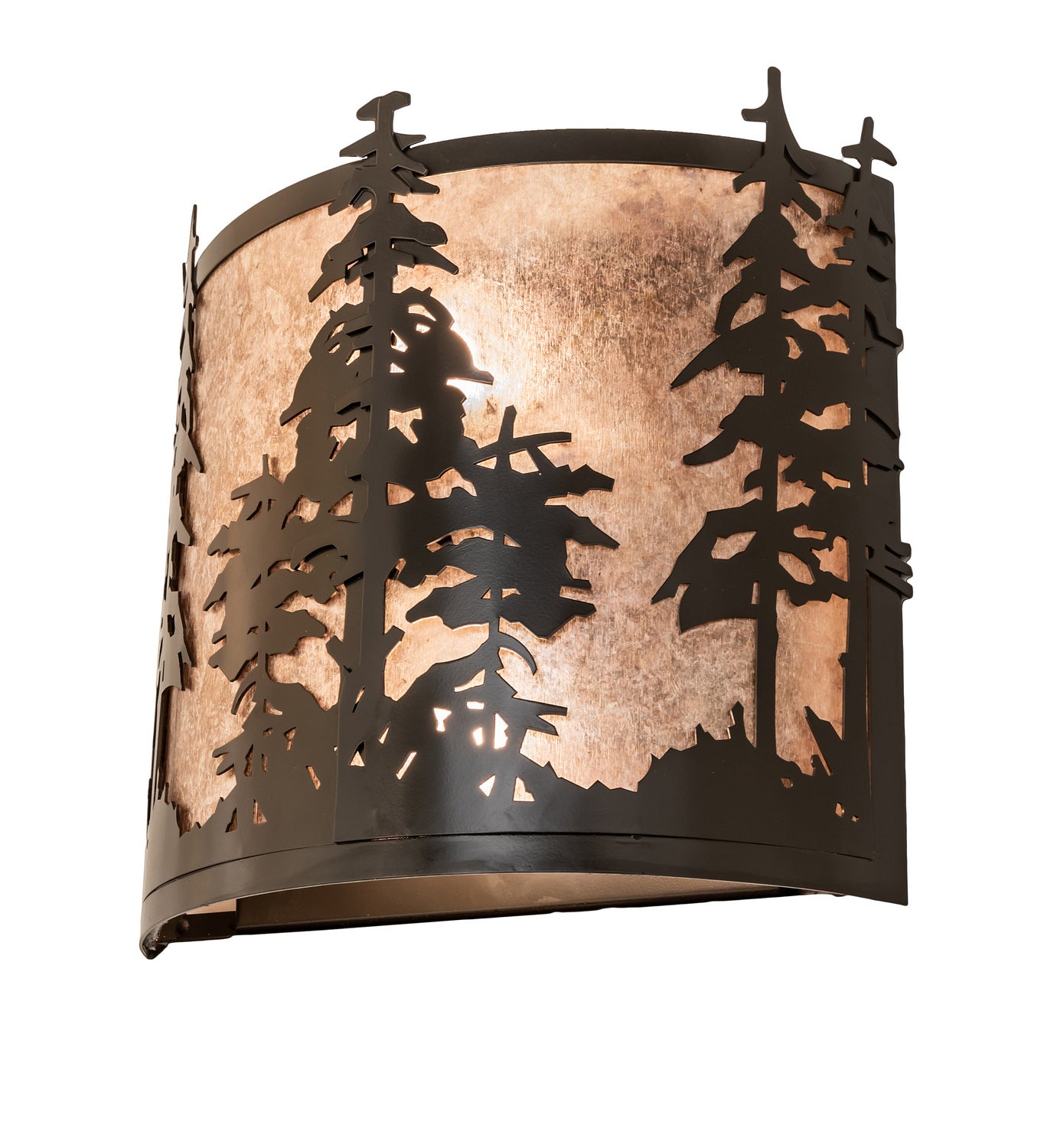 Meyda Tiffany - 249114 - Two Light Wall Sconce - Tall Pines - Timeless Bronze