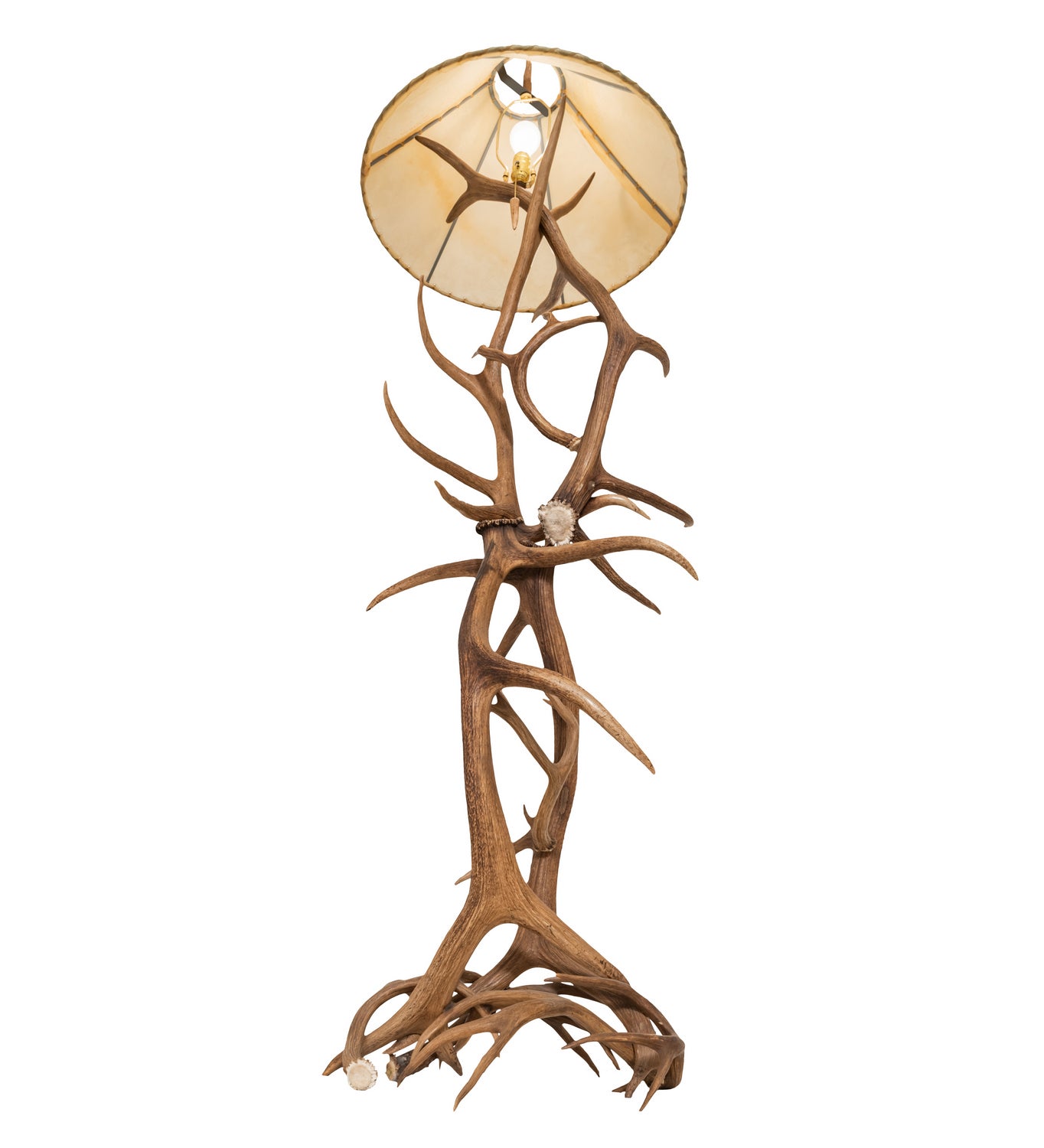 Meyda Tiffany - 249118 - One Light Floor Lamp - Antlers