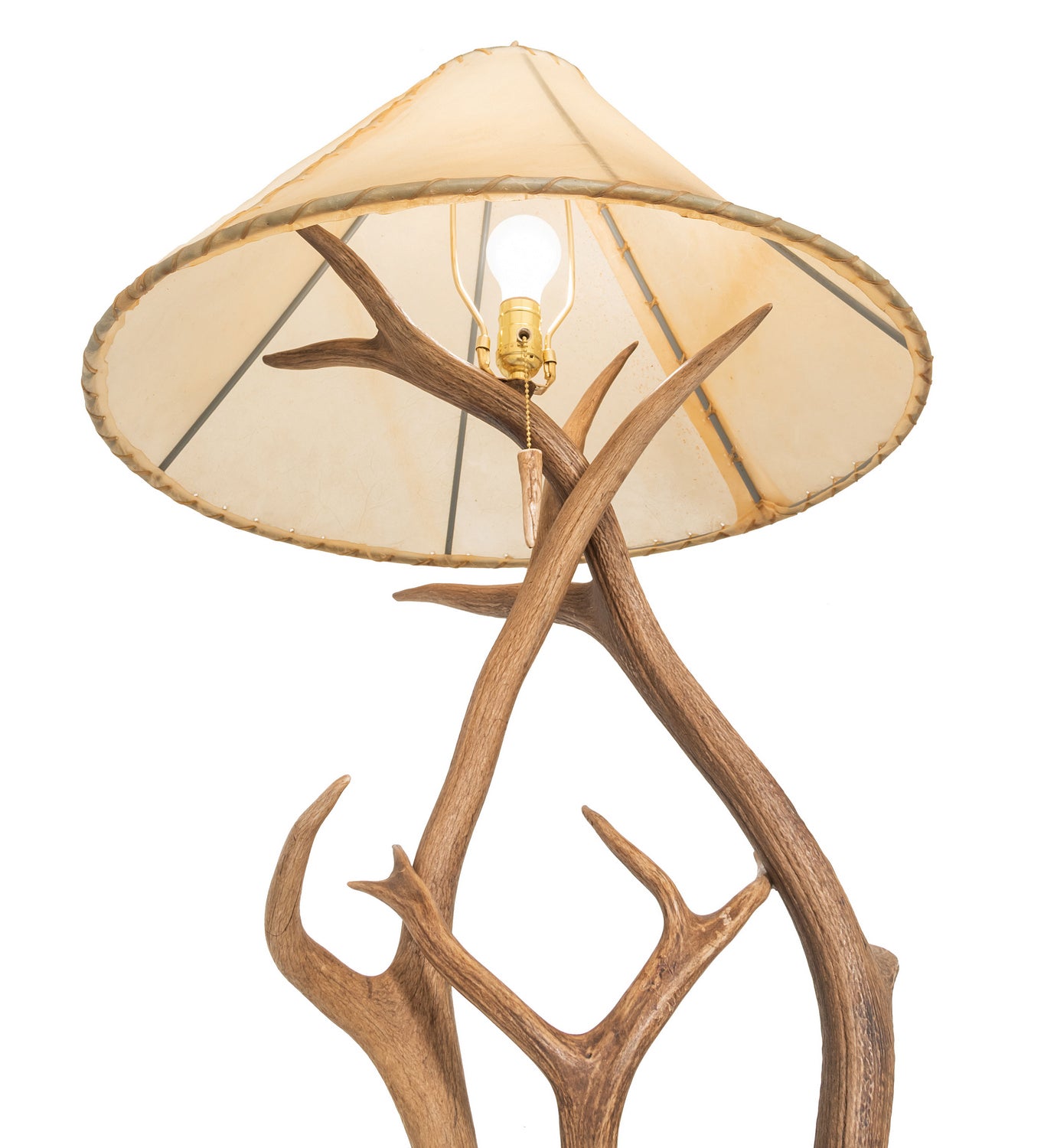 Meyda Tiffany - 249118 - One Light Floor Lamp - Antlers