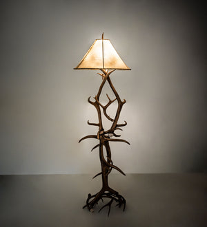 Meyda Tiffany - 249118 - One Light Floor Lamp - Antlers