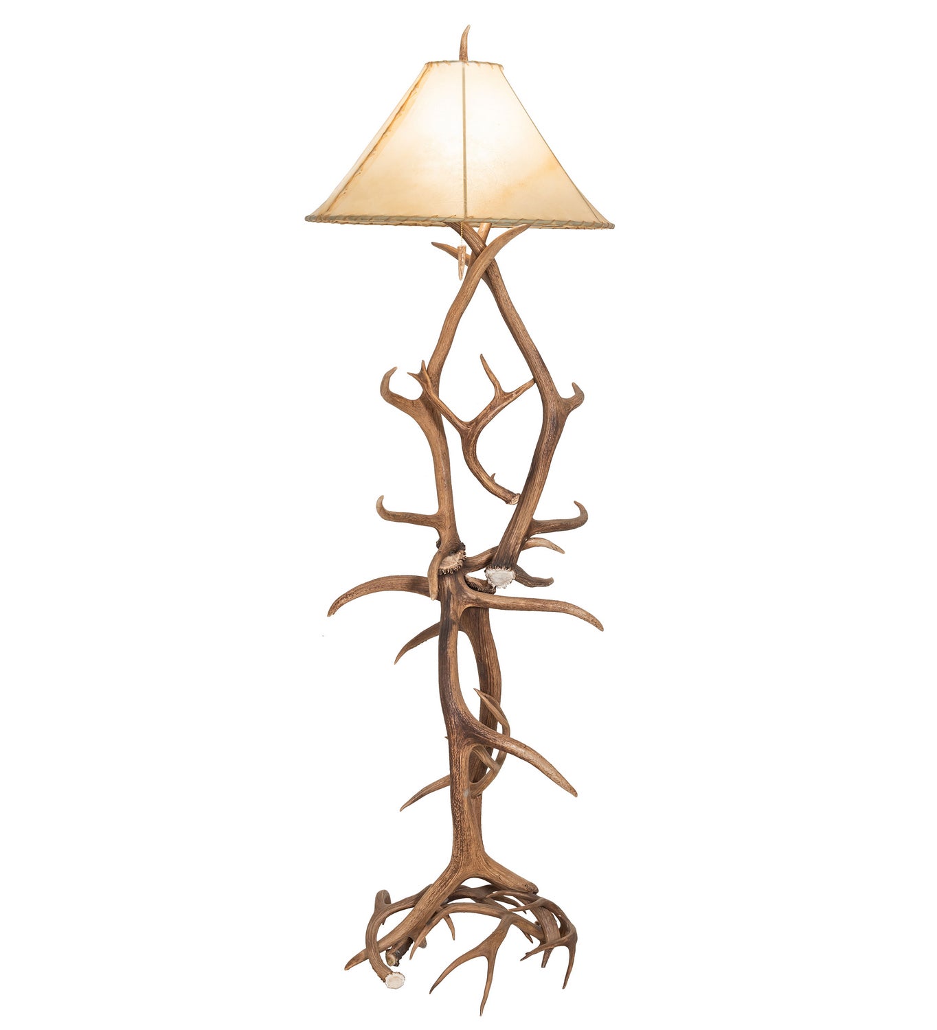 Meyda Tiffany - 249118 - One Light Floor Lamp - Antlers