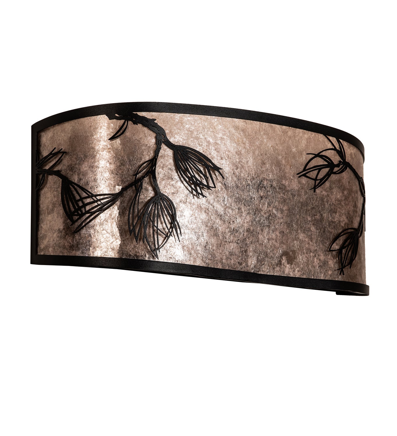 Meyda Tiffany - 249138 - Two Light Wall Sconce - Lone Pine - Textured Black