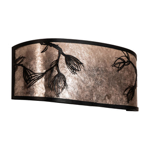 Meyda Tiffany - 249138 - Two Light Wall Sconce - Lone Pine - Textured Black