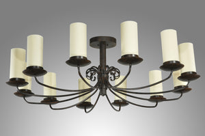 Meyda Tiffany - 249649 - 12 Light Chandelier - Atria - Coffee Bean