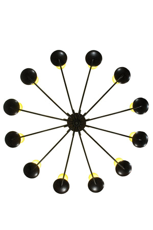 Meyda Tiffany - 249649 - 12 Light Chandelier - Atria - Coffee Bean