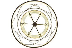 Meyda Tiffany - 249906 - Six Light Pendant - Penelope - French Bronze