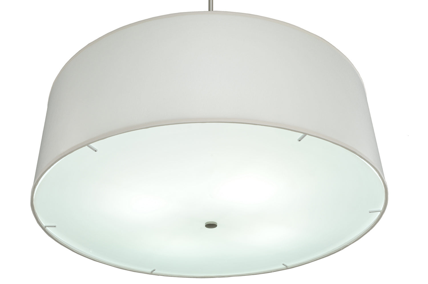 Meyda Tiffany - 250037 - Four Light Pendant - Cilindro - Nickel Powder Coat