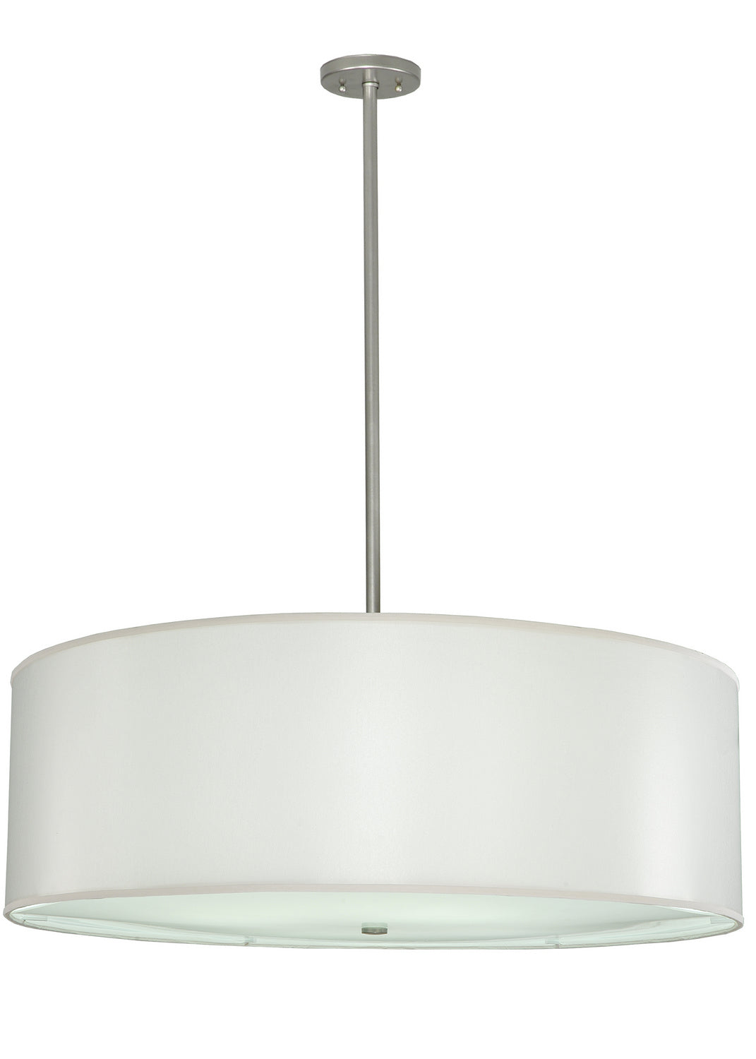 Meyda Tiffany - 250037 - Four Light Pendant - Cilindro - Nickel Powder Coat