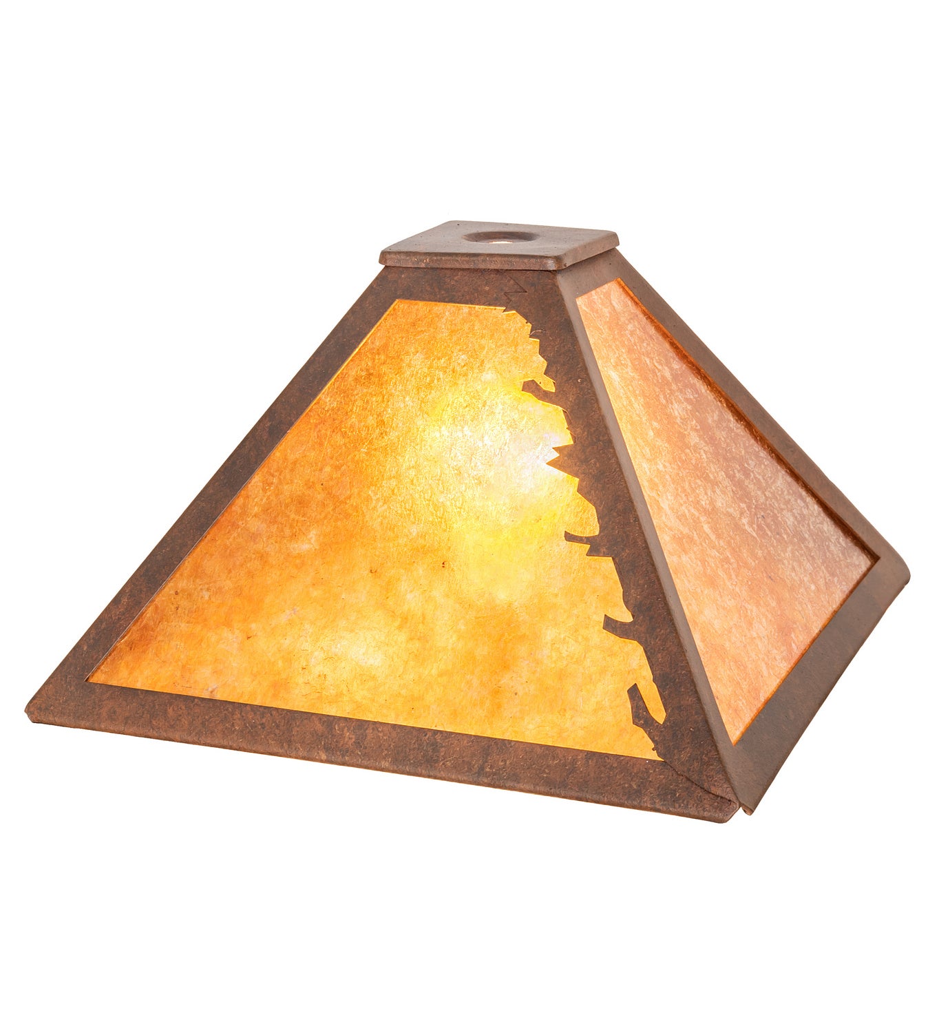 Meyda Tiffany - 32505 - Shade - Leaf Edge - Rust