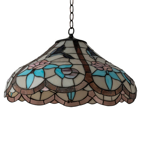 Meyda Tiffany - 38661 - Three Light Pendant - Hummingbird - Mahogany Bronze