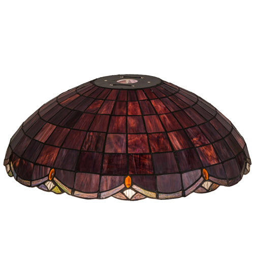 Meyda Tiffany - 78094 - Shade - Elan - Pbagwg Plbr Zag Amber