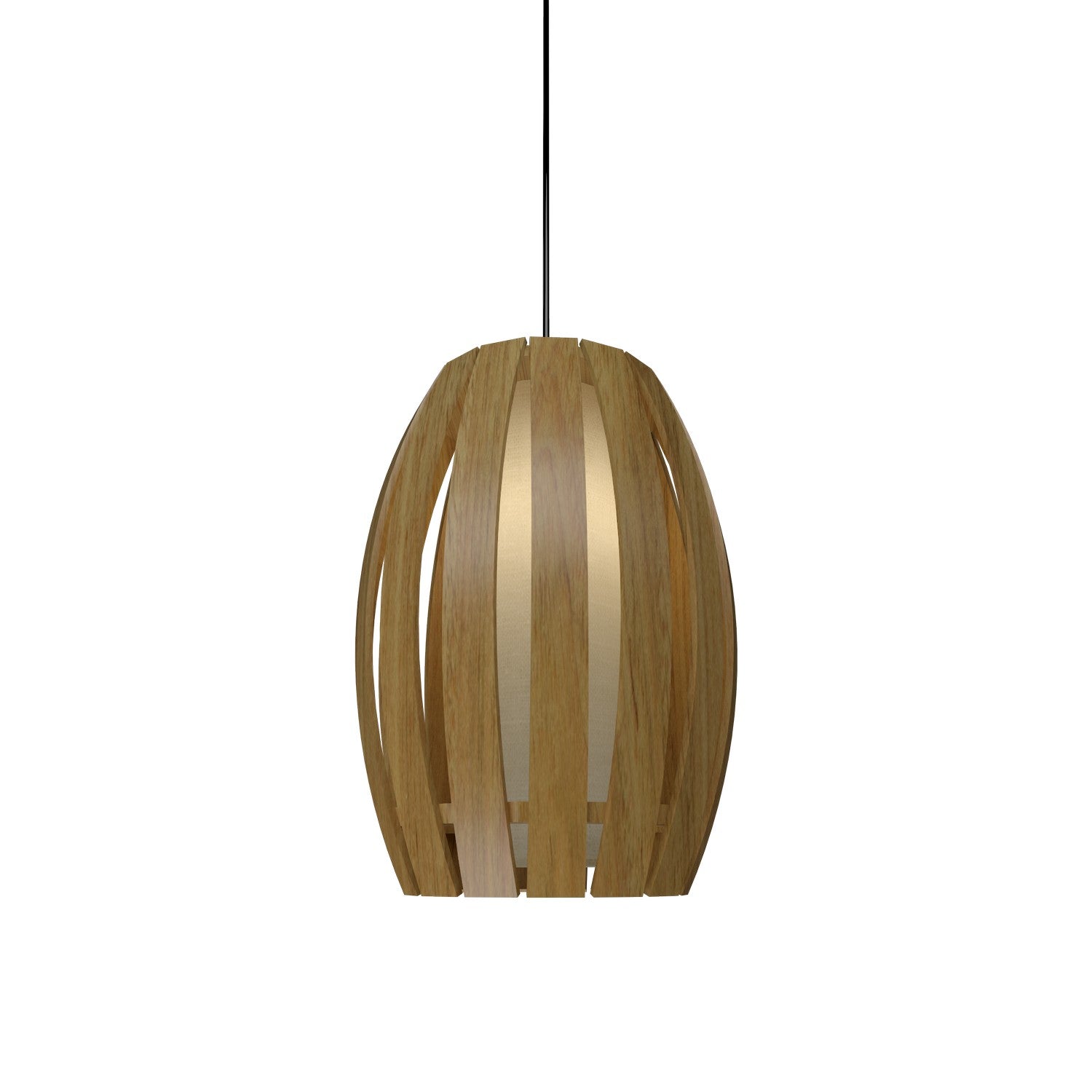 Accord Lighting - 303.09 - One Light Pendant - Barrel - Louro Freijo
