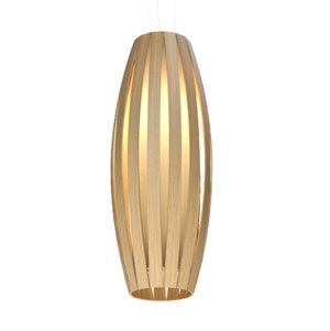 Accord Lighting - 303.09 - One Light Pendant - Barrel - Louro Freijo