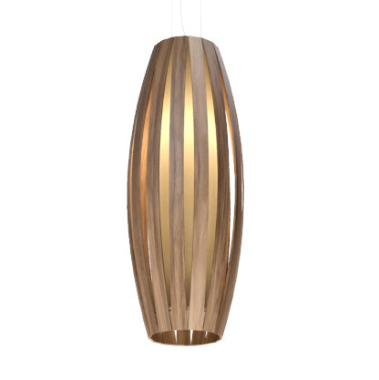 Accord Lighting - 303.18 - One Light Pendant - Barrel - American Walnut