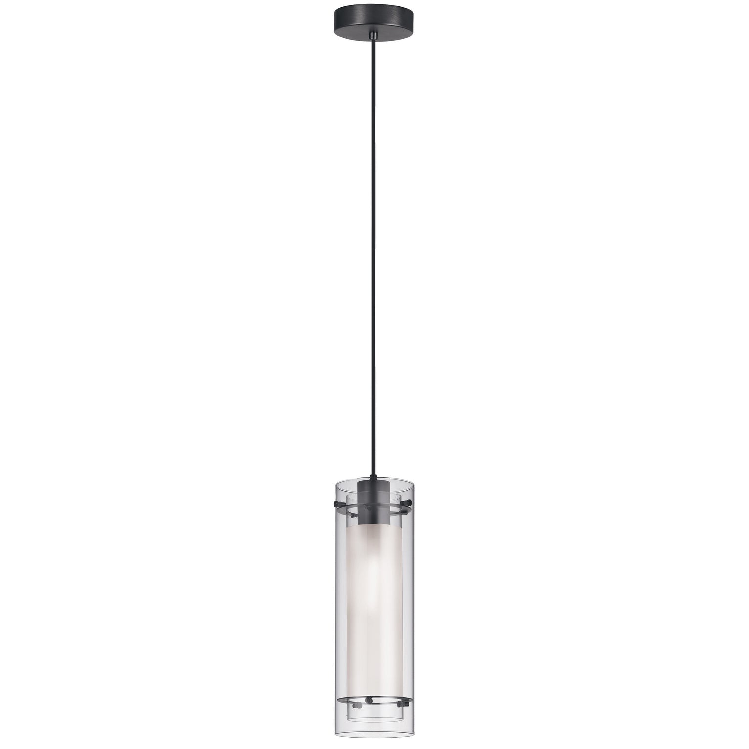 Dainolite Ltd - 22152-CF-MB - One Light Pendant - Pasha - Black