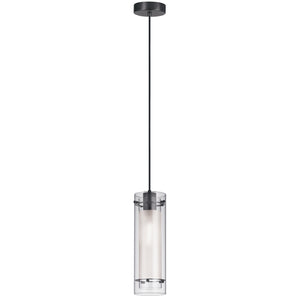 Dainolite Ltd - 22152-CF-MB - One Light Pendant - Pasha - Black