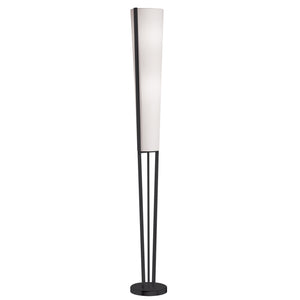 Dainolite Ltd - 83323F-MB - Two Light Floor Lamp - Emotions - Black