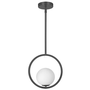 Dainolite Ltd - ADR-101P-MB - One Light Pendant - Adrienna - Black