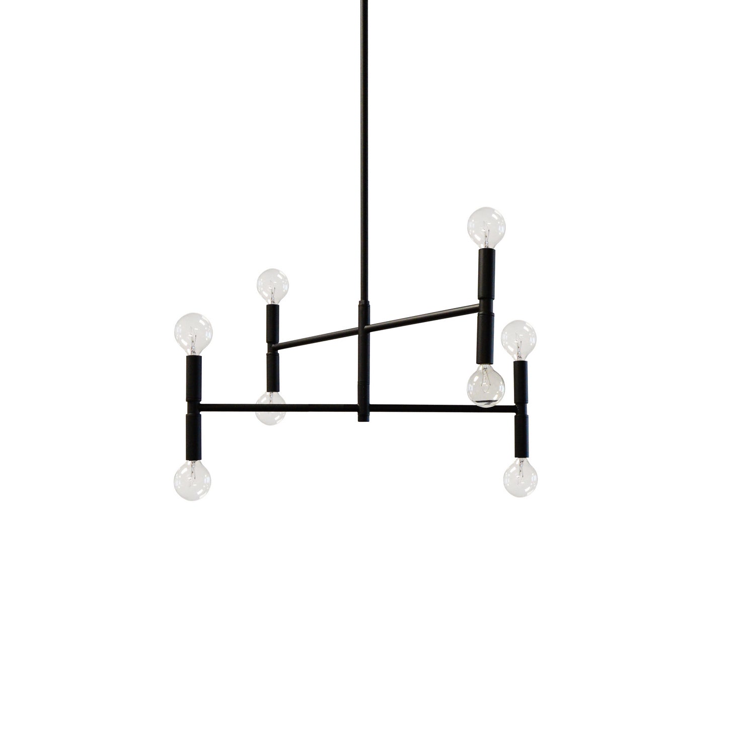 Dainolite Ltd - AVA-188C-MB - Eight Light Chandelier - Ava - Black