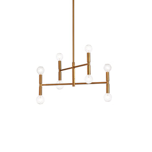 Dainolite Ltd - AVA-188C-VB - Eight Light Chandelier - Ava - Vintage Bronze