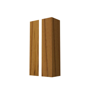 Accord Lighting - 419.12 - Two Light Wall Lamp - Clean - Teak