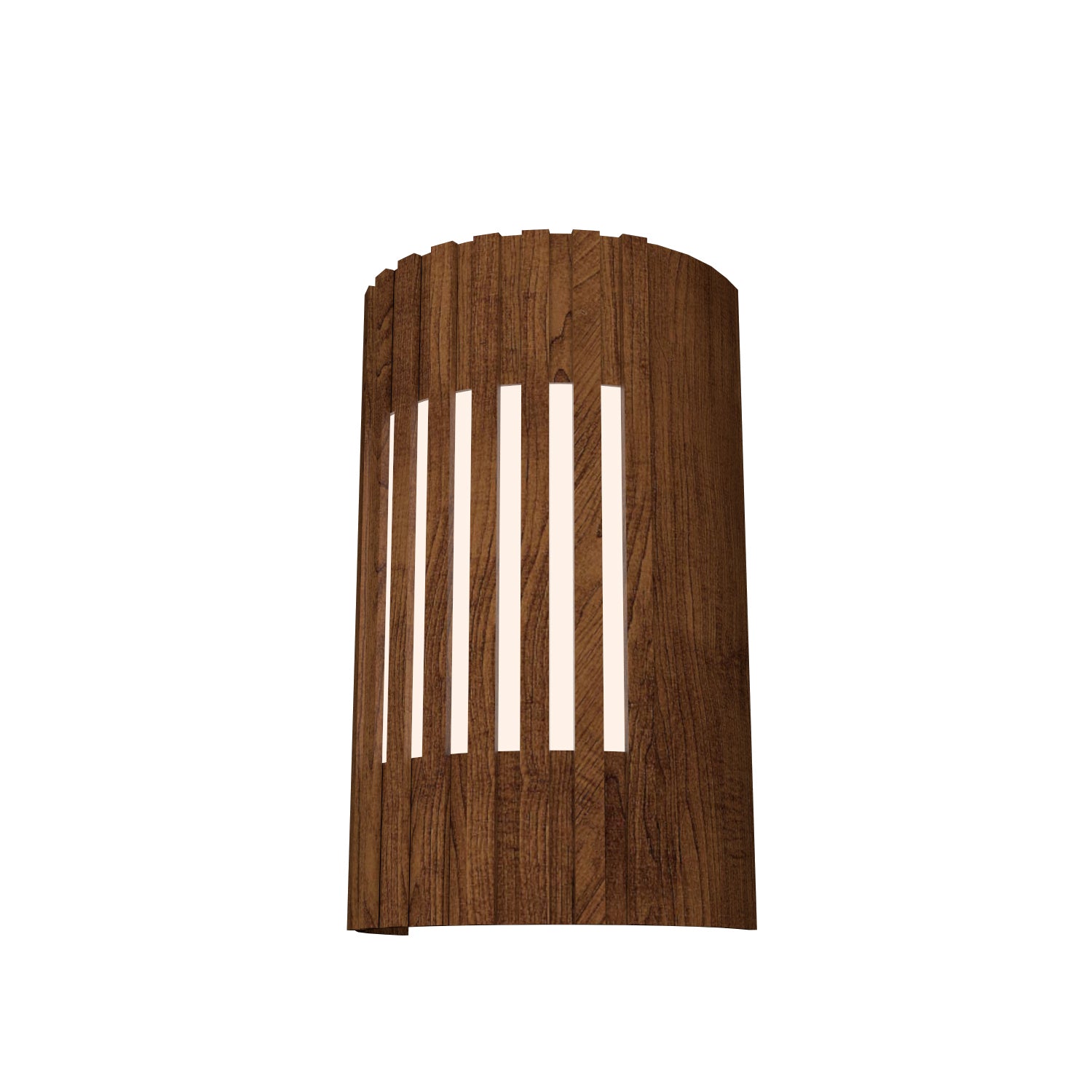 Accord Lighting - 420.06 - Two Light Wall Lamp - Slatted - Imbuia