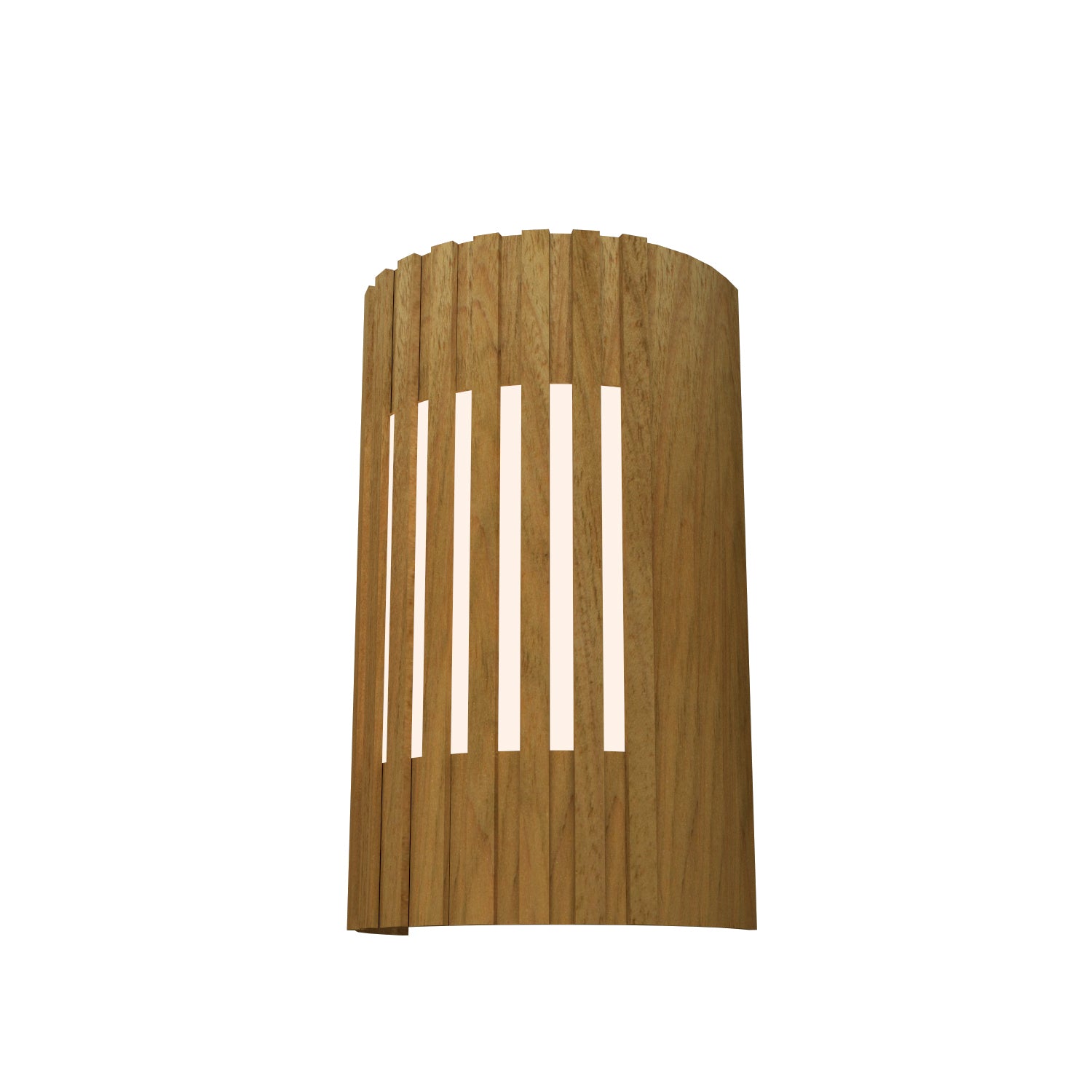 Accord Lighting - 420.09 - Two Light Wall Lamp - Slatted - Louro Freijo