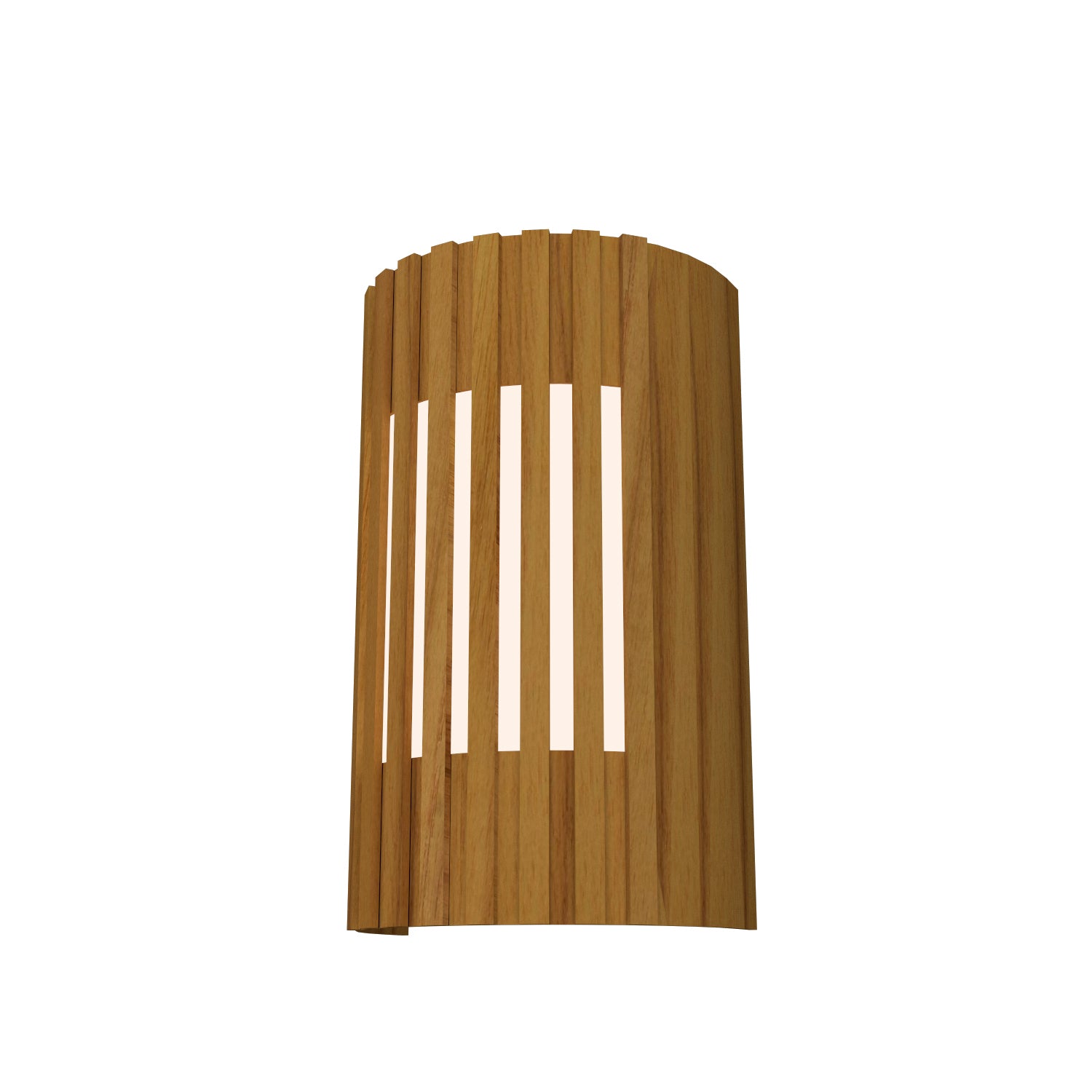 Accord Lighting - 420.12 - Two Light Wall Lamp - Slatted - Teak